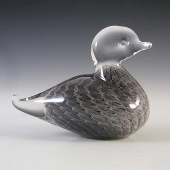 (image for) SIGNED Marcolin / FM Konstglas Fumato Glass Bird / Duck