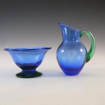 (image for) Orrefors Glass "Louise" Creamer & Bowl by Erika Lagerbielke