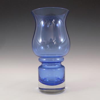 (image for) Riihimaki #1512 Riihimaen Blue Glass 'Tulppaani' Vase