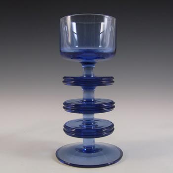 (image for) Wedgwood Pale Blue Glass Sheringham Candlestick RSW13/3