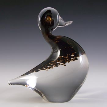 (image for) Wedgwood Speckled Brown Vintage Glass Duck RSW232