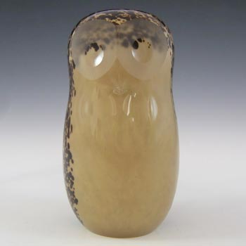 (image for) Wedgwood Speckled Glass Owl Paperweight RSW140 - Marked