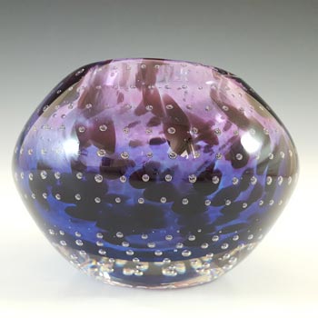 (image for) Chinese Murano Style Purple & Blue Sommerso Glass Bowl