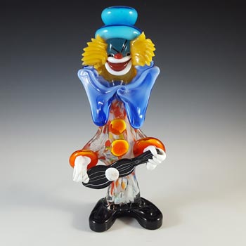 (image for) Murano or Franco Toffolo Vintage Glass Clown Figurine