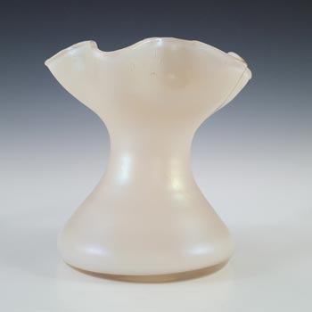 (image for) Kralik Art Nouveau Iridescent Mother-of-Pearl Glass Antique Vase