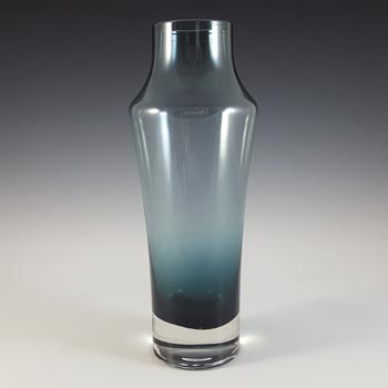(image for) Riihimaki #1375 Riihimaen Lasi Oy Finnish Blue Glass Vase