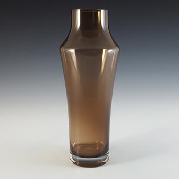 (image for) Riihimaki #1375 Riihimaen Lasi Oy Brown Glass Vase