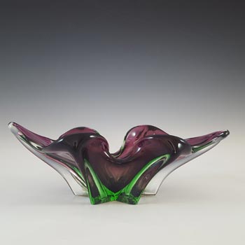 (image for) Cimarosti & Pinzan V. A. C. Murano Purple Sommerso Glass Bowl