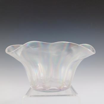 (image for) John Walsh Victorian Art Nouveau Iridescent Glass Posy Bowl/Vase