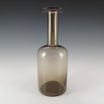 Holmegaard or Cascade Grey Glass Gulvvase Vase