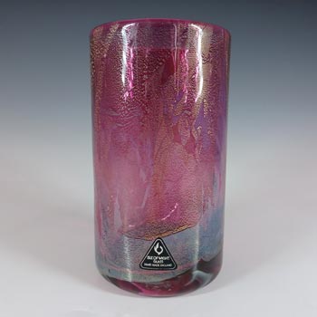 (image for) MARKED Isle of Wight Studio 'Azurene Pink' Glass Vase