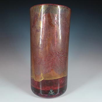 (image for) LABELLED Isle of Wight Studio 'Azurene Pink' Glass 8.5" Vase