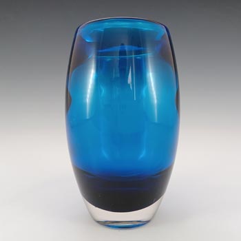 (image for) Whitefriars #9587 Cased Blue Glass Ovoid Vase
