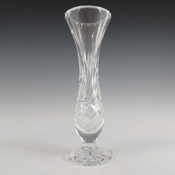 (image for) Vintage Lead? Crystal Cut Glass Clear Vase