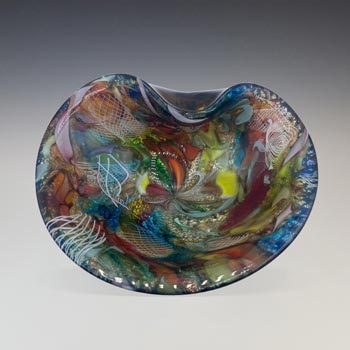 Ferro Italarts Murano Glass Bizantino Style Bowl - Labelled