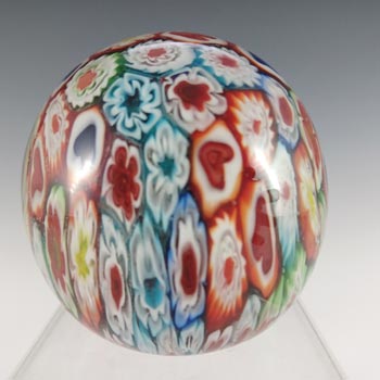 (image for) Vintage Millefiori Murrine Canes Multicoloured Glass Paperweight