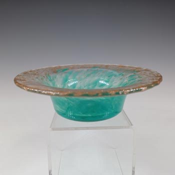 (image for) Monart UB.XI+ Green Copper Aventurine Vintage Glass Bowl