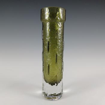 (image for) Riihimaki #1461 Riihimaen Tamara Aladin Green Textured Glass Vase
