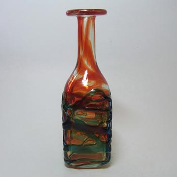 (image for) Mdina Random Strapped Maltese Red & Blue Glass Bottle Vase
