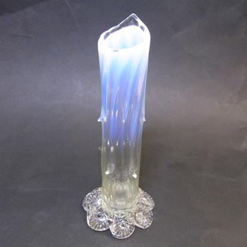 (image for) Victorian 1900's Opaline/Opalescent Glass Thorn Vase