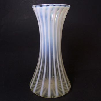 (image for) Large Victorian Vaseline/Uranium Yellow Glass Vase